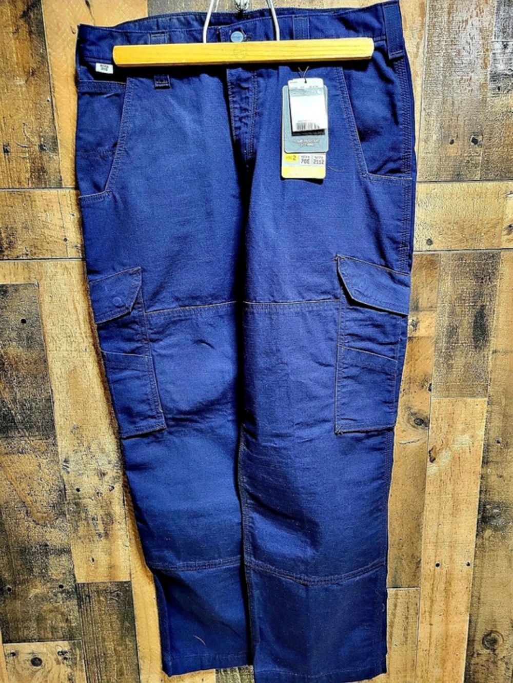 Carhartt Flame-Resistant Ripstop Utility Pant Men's Cargo Pants Blue Waist 32 x